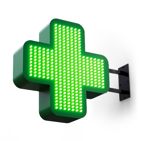 Аптечный крест с пикселями